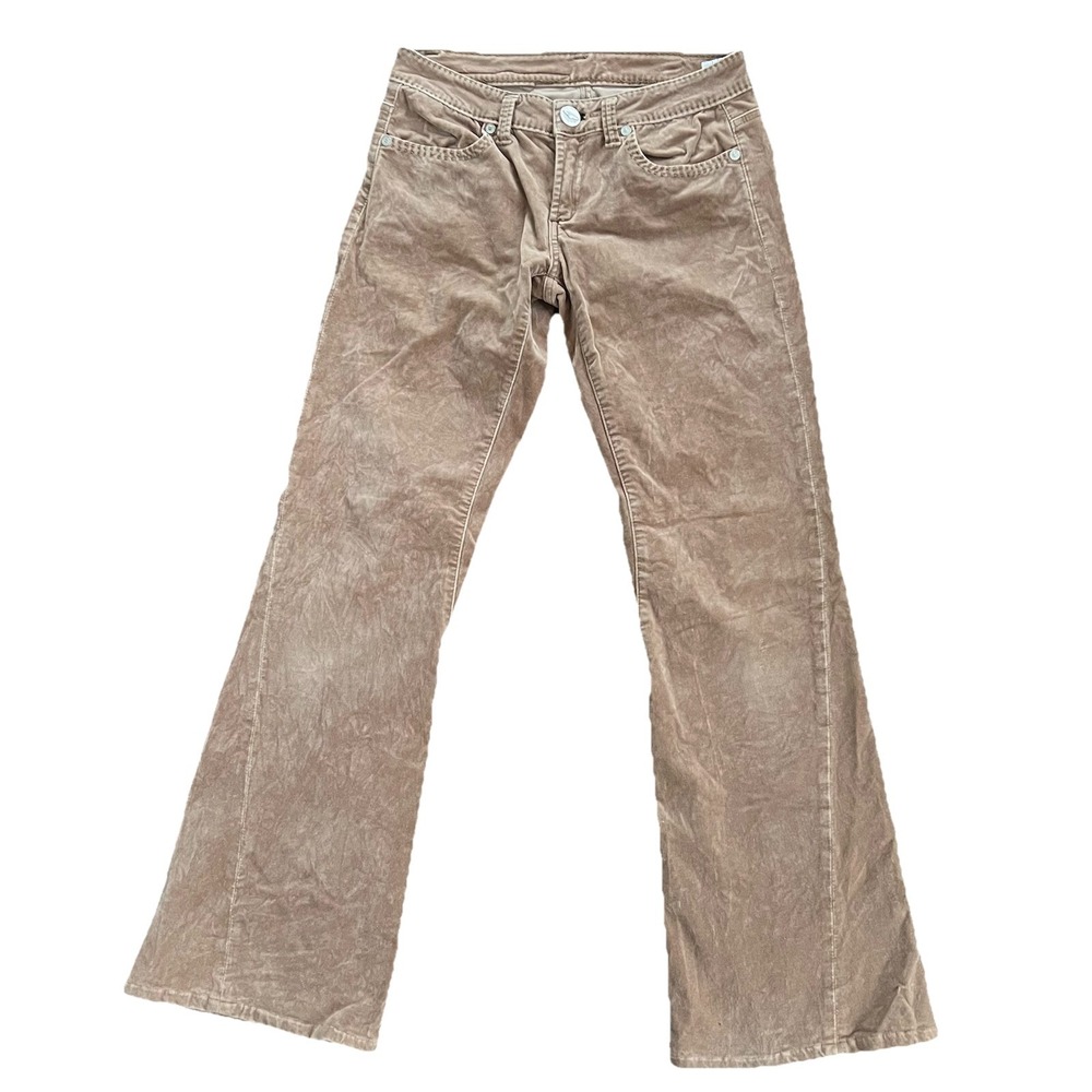 BCBGMaxAzria Taupe Boot Cut Corduroy Pants